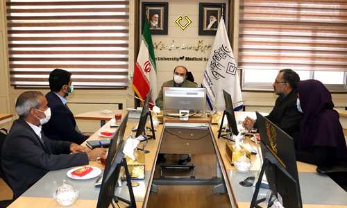 دیدار مدیر خبرگزاری جمهوری اسلامی دفتر کاشان با رئیس دانشگاه 